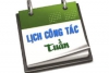 Lịch công tác tuần 16, năm học 2019-2020
