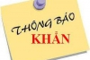 Thông báo nghỉ họp cơ quan.